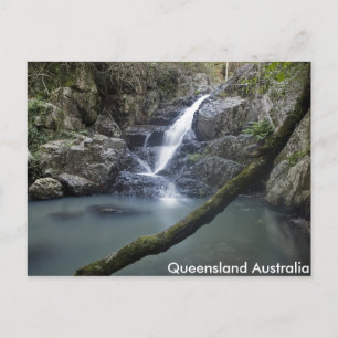Queensland Waterfall Rock Pool Post Card Briefkaart