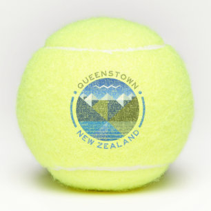 QUEENSTOED ZUID - ISLAND NIEUW - ZEELAND TENNISBALLEN