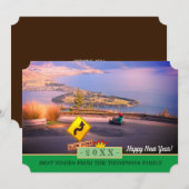 QueensTown & Happy New Year! Kaart /20XX NZ (Voorkant / Achterkant)