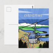 Queenstown kabelbaan briefkaart (Voorkant / Achterkant)