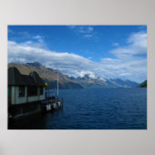 Queenstown Lakeside Dock Poster (Voorkant)