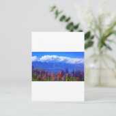 Queenstown New Zealand lupine over het Wakatipu-me Briefkaart (Staand voorkant)