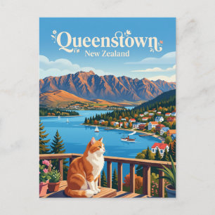 Queenstown Nieuw-Zeeland Briefkaart