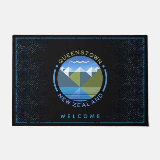 QUEENSTOWN NIEUW-ZEELAND DEURMAT (Voorkant)