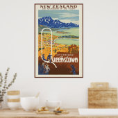 Queenstown Nieuw-Zeeland Poster (Keuken)