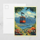 Queenstown, Nieuw-Zeeland Prachtige berg Uitzichte Briefkaart (Voorkant / Achterkant)