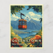 Queenstown, Nieuw-Zeeland Prachtige berg Uitzichte Briefkaart (Voorkant)