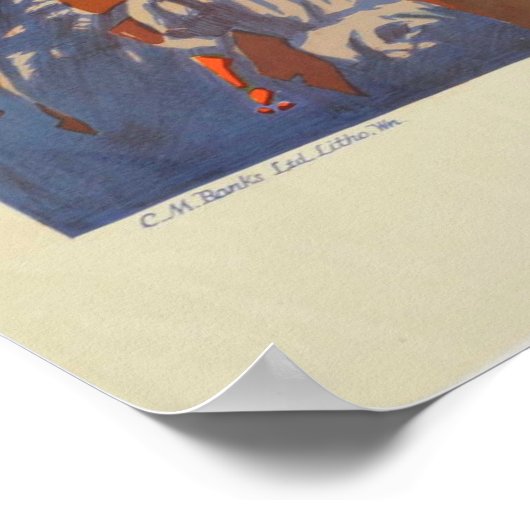 Queenstown Nieuw-Zeeland reizen Poster (Hoek)