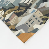 Queenstown Nieuw-Zeeland Travel Art Vintage Fleece Deken (Hoek)