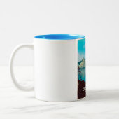 Queenstown Nieuw-Zeeland Tweekleurige Koffiemok (Links)