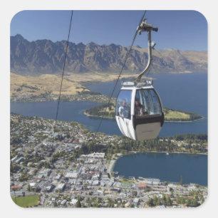 Queenstown, Nieuw-Zeeland Vierkante Sticker