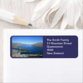 Queenstown NZ,  adreslabel Etiket (Insitu)