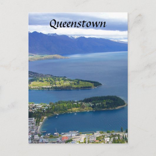 queenstown nz briefkaart (Voorkant)