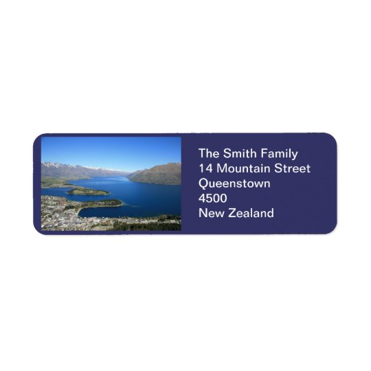 Queenstown NZ, het Klantgerichte Etiket van het Ad