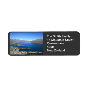 Queenstown NZ, het Personaliseerbare Etiket van