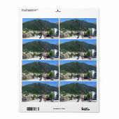 Queenstown, Otago, Nieuw-Zeeland Etiket (Full Sheet)