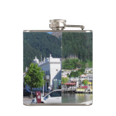 Queenstown, Otago, Nieuw-Zeeland Heupfles (Achterkant)