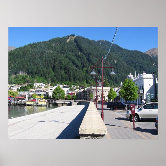 Queenstown, Otago, Nieuw-Zeeland Poster (Voorkant)
