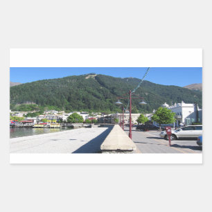 Queenstown, Otago, Nieuw-Zeeland Rechthoekige Sticker