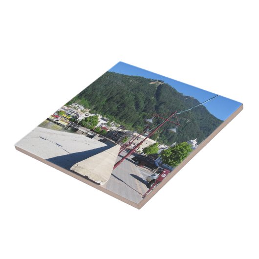 Queenstown, Otago, Nieuw-Zeeland Tegeltje (Zijkant)