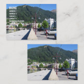 Queenstown, Otago, Nieuw-Zeeland Visitekaartje (Voorkant / Achterkant)