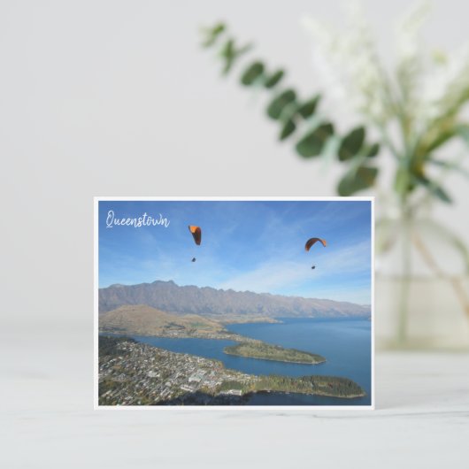 queenstown-punt briefkaart (Staand voorkant)