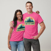 Queenstown Retro Mountain Badge T-shirt (Unisex)