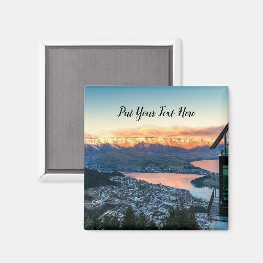 Queenstown | Skyline Gondola | Nieuw-Zeeland Magneet (Voorkant / Achterkant)