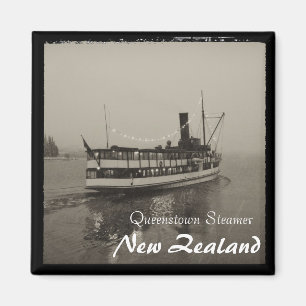 Queenstown, Steamer, Nieuw-Zeeland (Magnet) Magneet