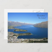 Queenstown van Bob's Peak, Nieuw-Zeeland - Briefka Briefkaart (Voorkant / Achterkant)