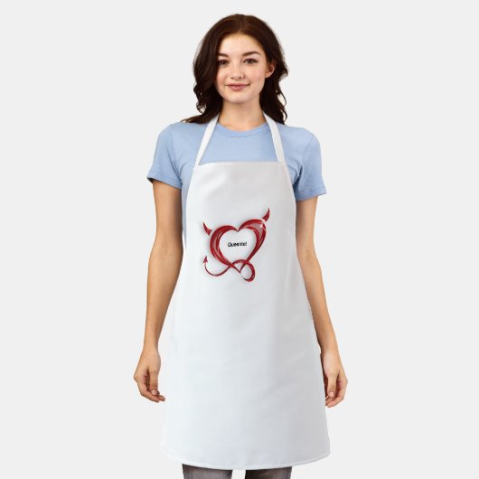 Queentet Apron Schort (Gedragen)