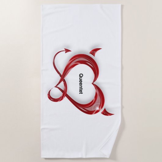 Queentet-strandhanddoek Strandlaken (Voorkant)