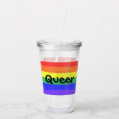 Queer Acryl Drinkbeker (Achterkant)