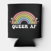 Queer AF Gay Pride Lesbian Trans Bisexual LGBTQ Blikjeskoeler (Voorkant)