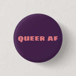 queer af ronde button 3,2 cm