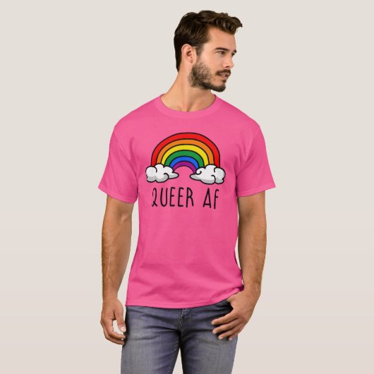QUEER AF T-SHIRT (Voorkant volledig)