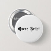 Queer Artist Ronde Button 5,7 Cm (Voorkant /achterkant)