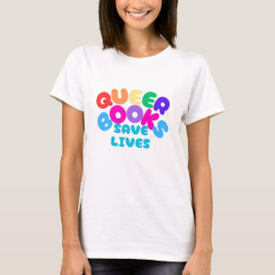 Queer Books redden levens T-shirt
