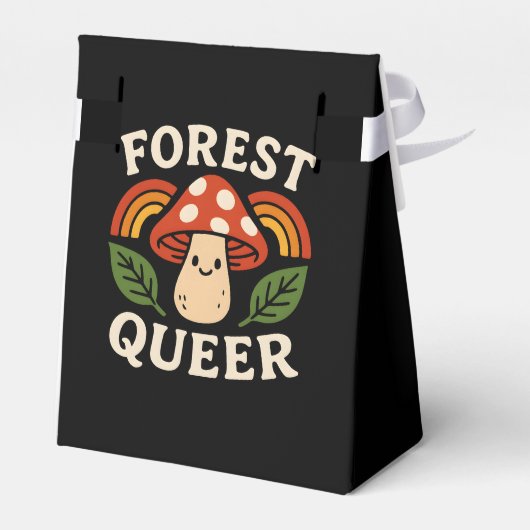 Queer Bos Natuur Esthetisch Ontwerp Bedankdoosjes (Achterkant)