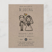 Queer Bruiloft Cartoon LGBTQIA + Fun Handgetekend (Voorkant)