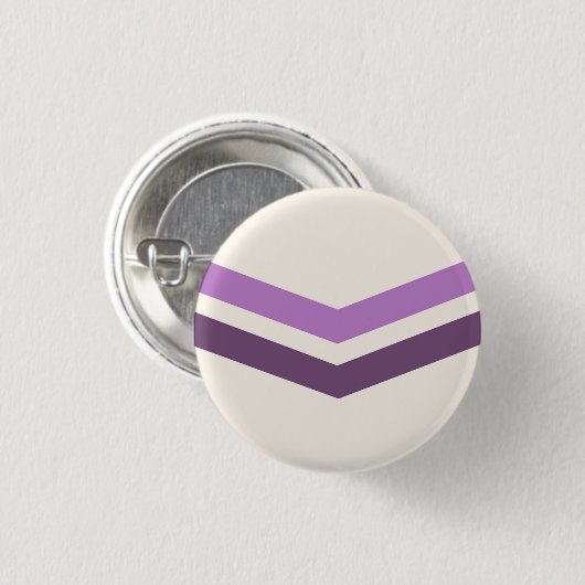 Queer Chevron Pride Flag Badge Ronde Button 3,2 Cm (Voorkant /achterkant)