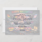 🎃🌈 Queer & Creepy Halloween kaart (Achterkant)