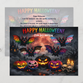 🎃🌈 Queer & Creepy Halloween kaart