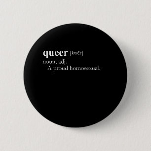 QUEER (definitie) Ronde Button 5,7 Cm