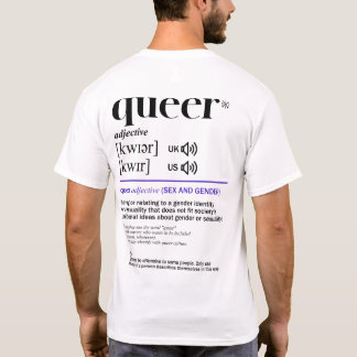 Queer Dictionary, Non-binaire trots T-shirt