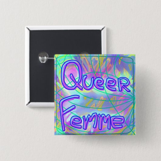 Queer Femme Button (Voorkant /achterkant)
