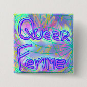 Queer Femme Button (Voorkant)