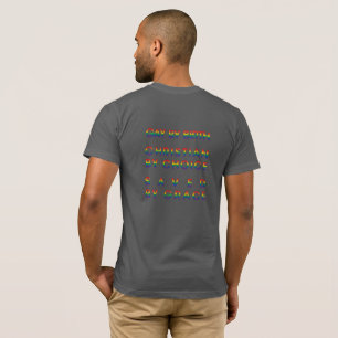 Queer geloof homo door geboorte t-shirt