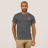 Queer geloof homo door geboorte t-shirt (Voorkant volledig)