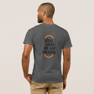 Queer geloof Jezus houdt van zijn homoseksuele kin T-shirt